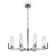 Suspended lamp 60W, 8XE14, 35x75 cm, chrome