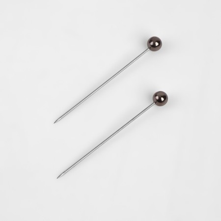 Portnovskiy pins, 38 mm, 50 pcs, black nickel color-1