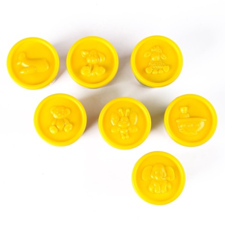 Modeling dough, 7 colors 15 g in the bucket-7