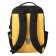 Youth backpack 45 x 31 x 12 cm, ergonomic back, Across M-4, black/yellow M-4-1