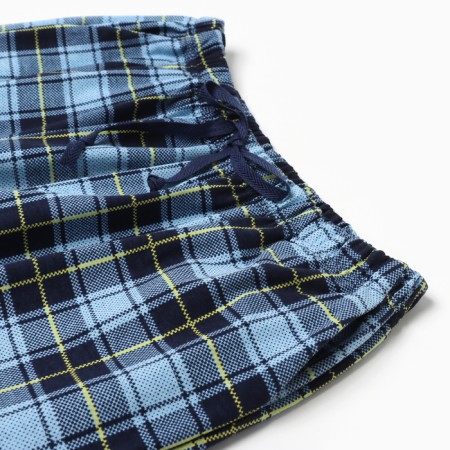 Male pajamas (T-shirt/shorts), gray-blue color, size 48-6
