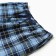 Male pajamas (T-shirt/shorts), gray-blue color, size 48