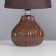 HEARD LAM "Hugo" 1x40W E14 brown 14.5x14.5x24cm