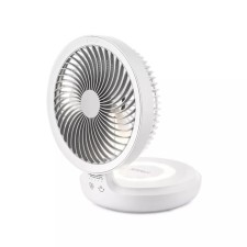 Portable fan KT-407, 4 speeds, desktop, 5 watts, white