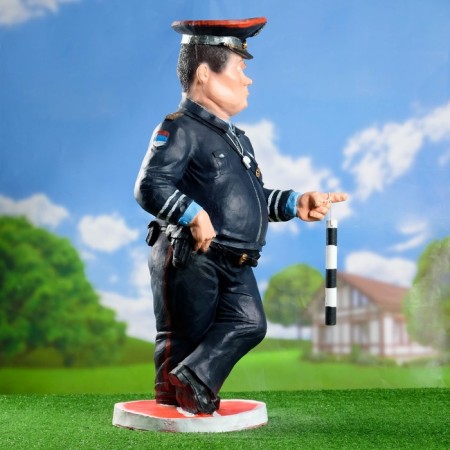 Garden Figure "Traffic Party on the sign" 85x46cm-1