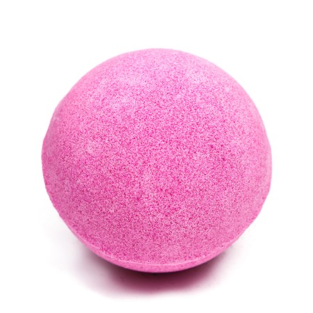 Bombing for a bath, pink, with a gold strip, 110 g-1