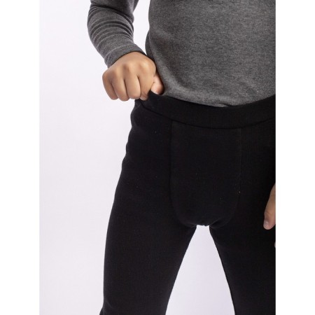 Calsons for a boy, height 128 cm, black color-1