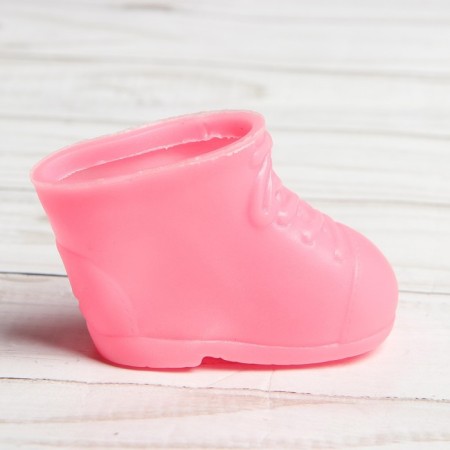 Bowns doll boots, sole length: 6.5 cm, 1 pair, pink color-1
