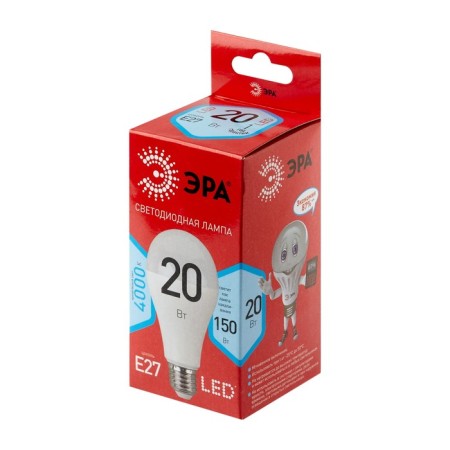 LED LED era Red Line “GRUSH”, 20 W, E27, 1,600 lm, 4000k, white glow