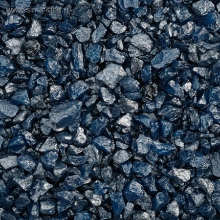 Soil "Blue Metallic" Decorative Sand is quartz, 250 g of fry.1-3 mm-2