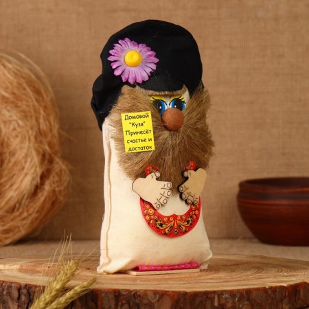 The amulet "Brownie in the cap with horseshoe", Lenon, 20 cm-6