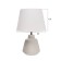Table lamp "Claud" 1x40W E27 white/black 25x25x38, 5cm