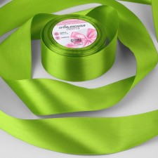 Satin tape, 50 mm × 23 ± 1 m, color light olive No. 184