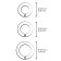 A set of erectational rings Romps Remix Trio Violet