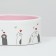 Ceramic Love and Cats bowl 300 ml 12.5 x 4.5 cm, pink-white