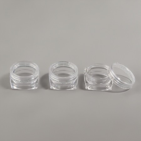 Storage jars, 3 pcs, 3 ml, transparent color-2