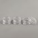 Storage jars, 3 pcs, 3 ml, transparent color
