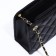 Female bag, zipper clutch, black color