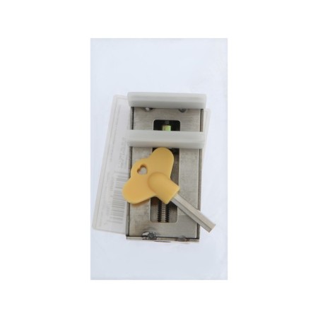 Castle lock for windows and doors of the tundra, stainless steel-8