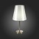 Evoluce bedside lamp. Sle105904-01. Bellino. 1x40 W, E14, 22x22x44 cm, Nickel color