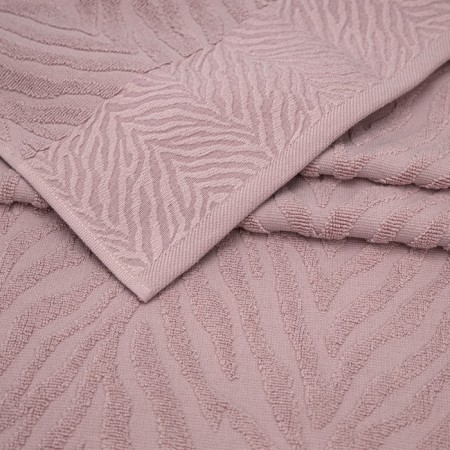 Set of towels "Jacquard", size 50x80 cm - 2 pcs, 70x130 cm - 2 pcs, lilac color-3