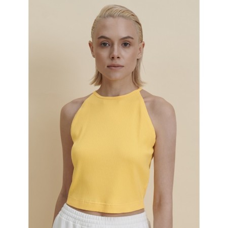 T -shirt female, size s, yellow color