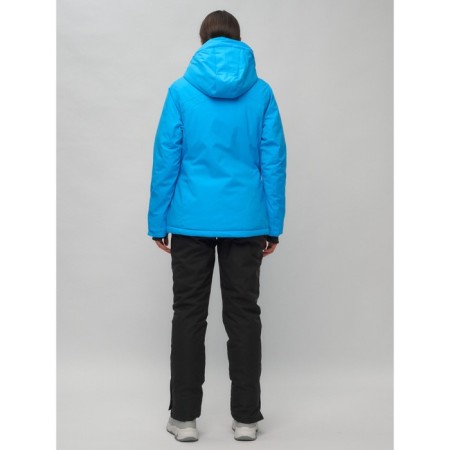 Ski suit female, size 42, blue color-19