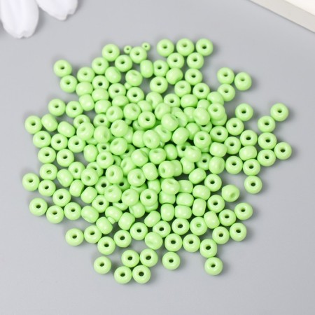 Glass beads 6/0 "pistachio" 15 grams-1