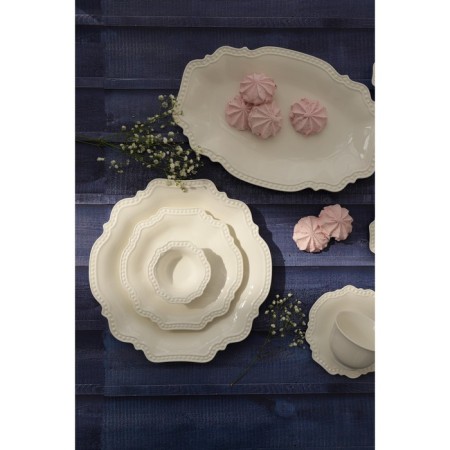 Porcelain oval Magistro “suite”, 35.5 × 23.5 cm, white color-8