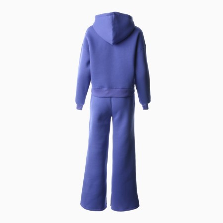 Women's costume (sweatshirt/trousers) is launched, lilac color, rr l (46-48)-9