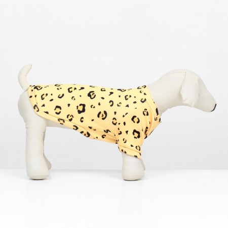 Sweatshirt "Leopard", size M (DS 30, Osh 30, OG 40 cm), yellow-1