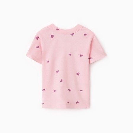 Children's Minaku T-shirt, pink color, height 80-86 cm-11