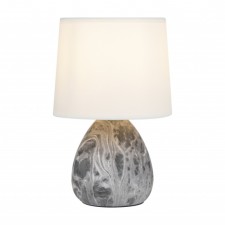 Rivoli Damaris 1he14, 40 watts Ceramics Black and white with a lampshade
