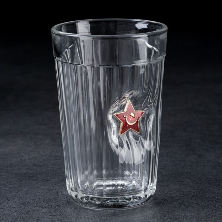The glass "impenetrable.", With a star, faceted, 250 ml-1