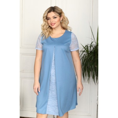 Women's dress, size 56, blue color-14