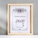 Roof photo frame 2/2 24x30 cm