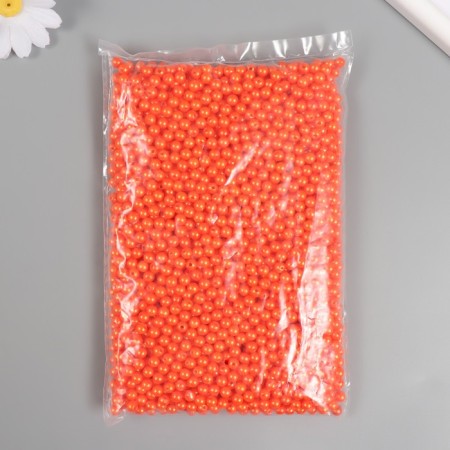 Set of beads "Pearls" D 6 mm, 250 g, carrot-2