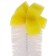 A set of brushes for washing bottles and children's dishes on a suction cup