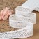Knitted lace, 45 mm × 10 ± 1 m, white color