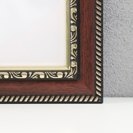 Photo frame Plastic "Mira" 25x25 cm Wenge (plastic screen)-1