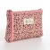 Simple cosmetic bag Leo, 20*3*12, lightning department, lining, pink