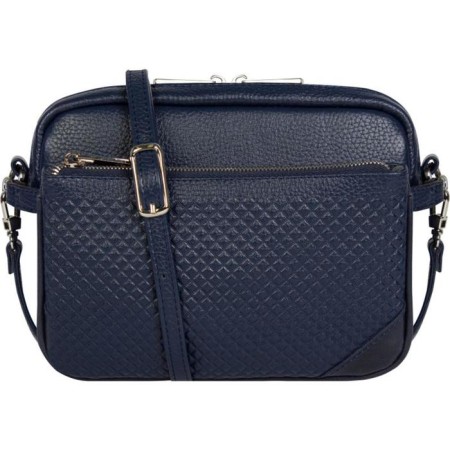 Bag Cross-Bodi with Mumi zipper, with a cosmetic bag, blue color