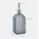Savanna soap dispenser, 400 ml, glass, gray