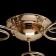Cellular Cell "Fiesta" 3x60W E14 gold 60x60x14cm