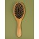 Massage comb comb 24*8cm bamboo/rubber Chern suspension/package QF