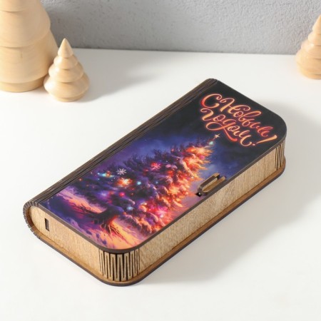 Casket "Christmas tree" 17x8.5 cm