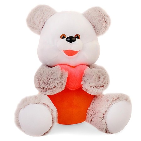Soft toy "Bear", with a heart, mix-3