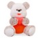 Soft toy "Bear", with a heart, mix