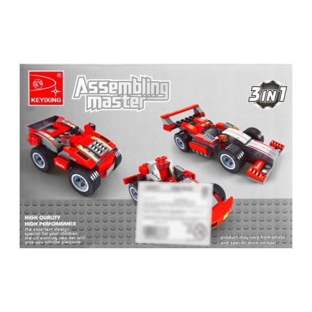 Constructor Racing Super General Keyixing Assembling Master, 3 in 1, 143 details, 6+-5