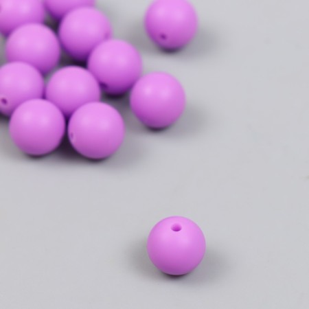 Busina silicone "round" classic purple d = 0.9 cm